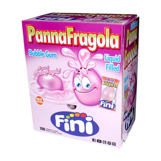 FINI Panna Fragola Kaugummi 200x 5g