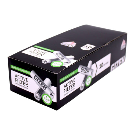 Gizeh Active Filter 8mm 10er