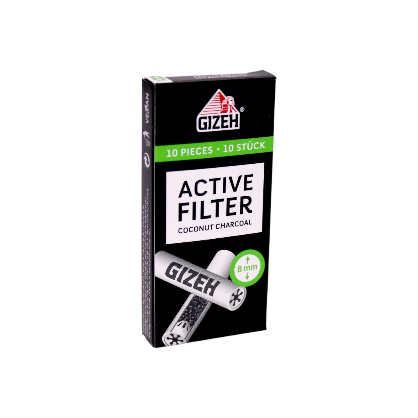 Gizeh Active Filter 8mm 10er