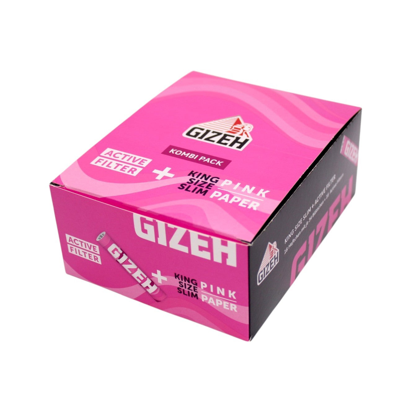 Gizeh Pink King Size Slim + Active Filter
