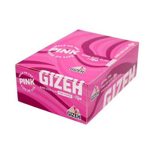 Gizeh Pink King Size Slim + Tips