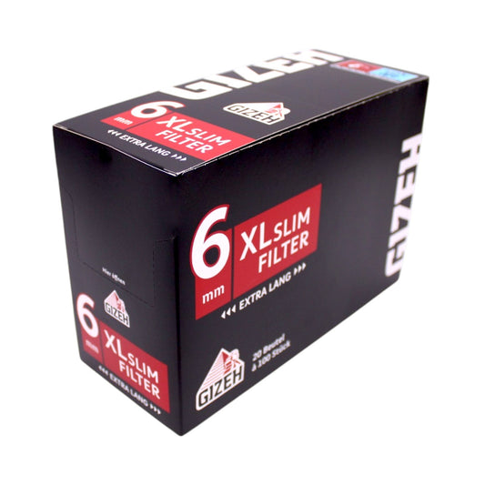Gizeh Black XL Slim Filter 6mm 20x100
