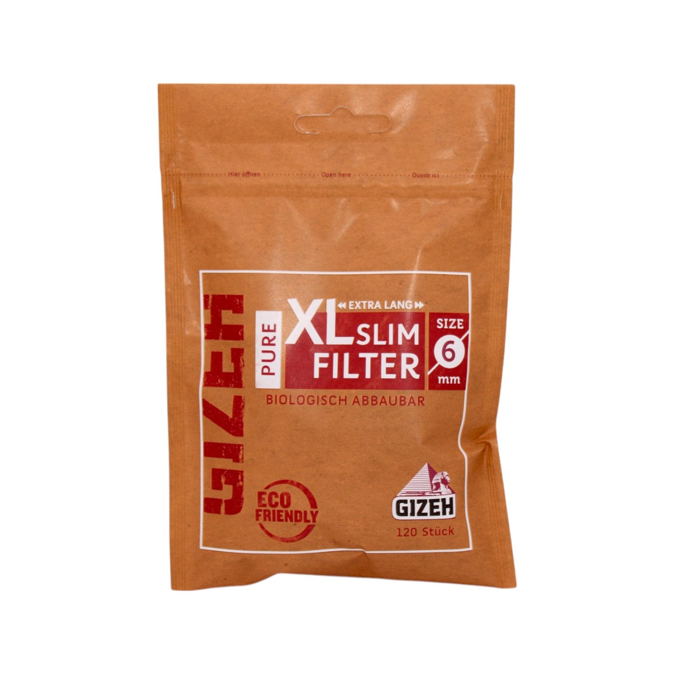Gizeh Pure XL Slim Filter 10x120