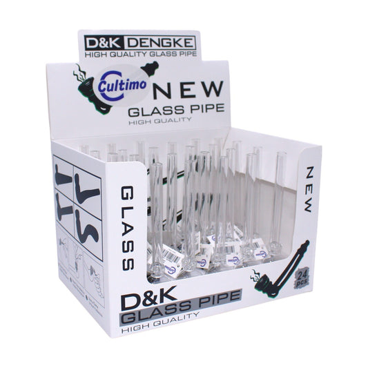Glas Pfeife 14cm 24er Display