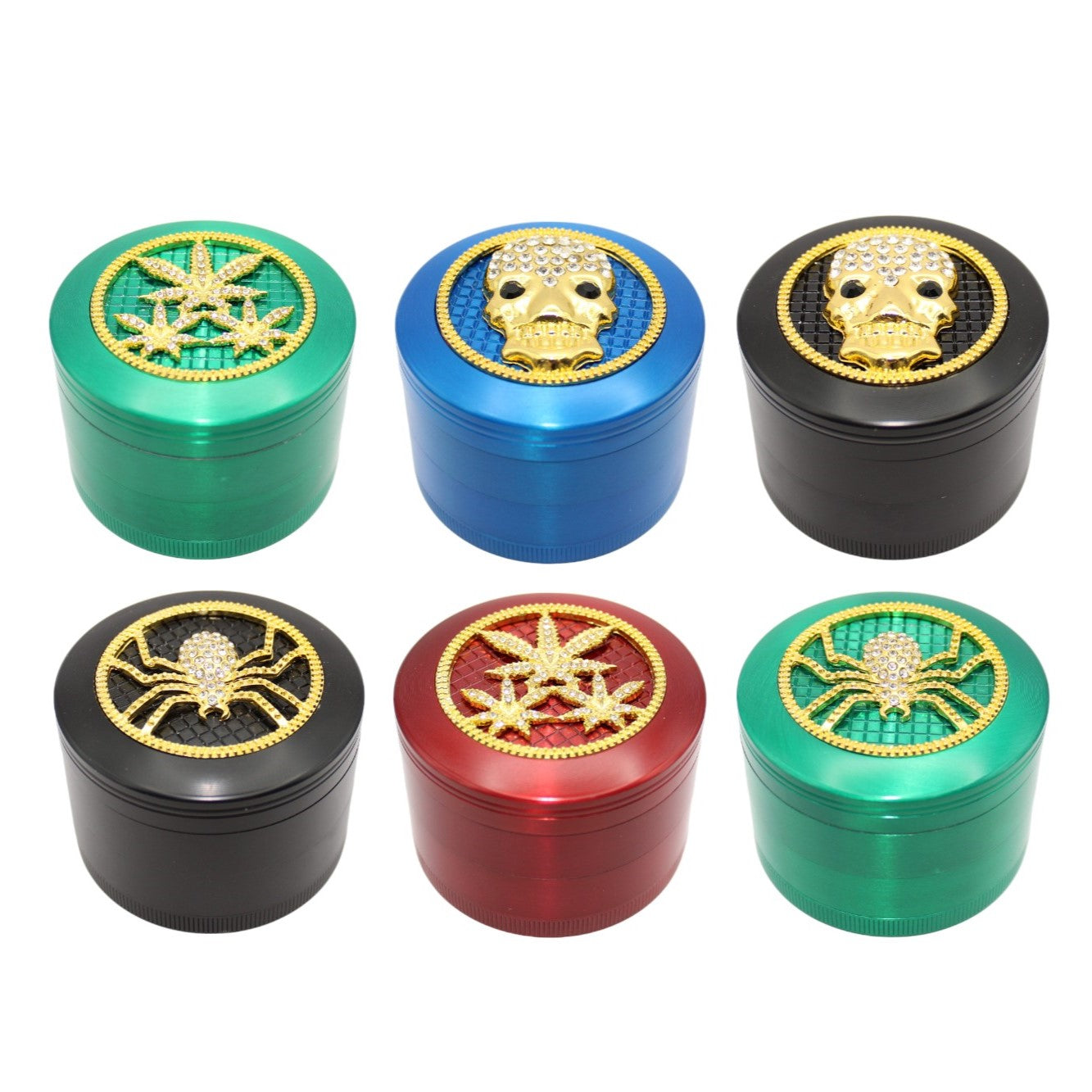 Grinder Gold Motiv 4tlg