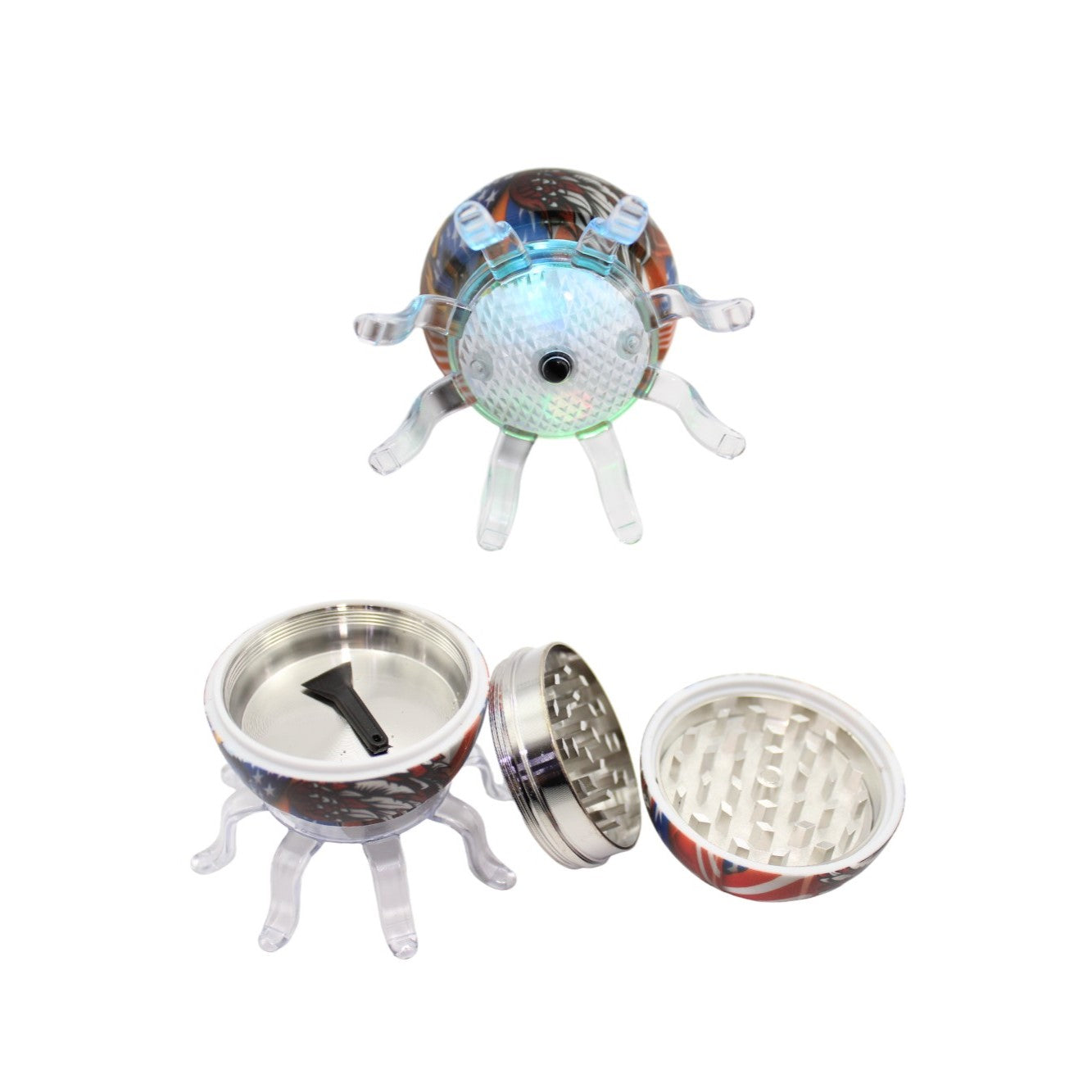 Octopus Grinder LED 3tlg 6er Display
