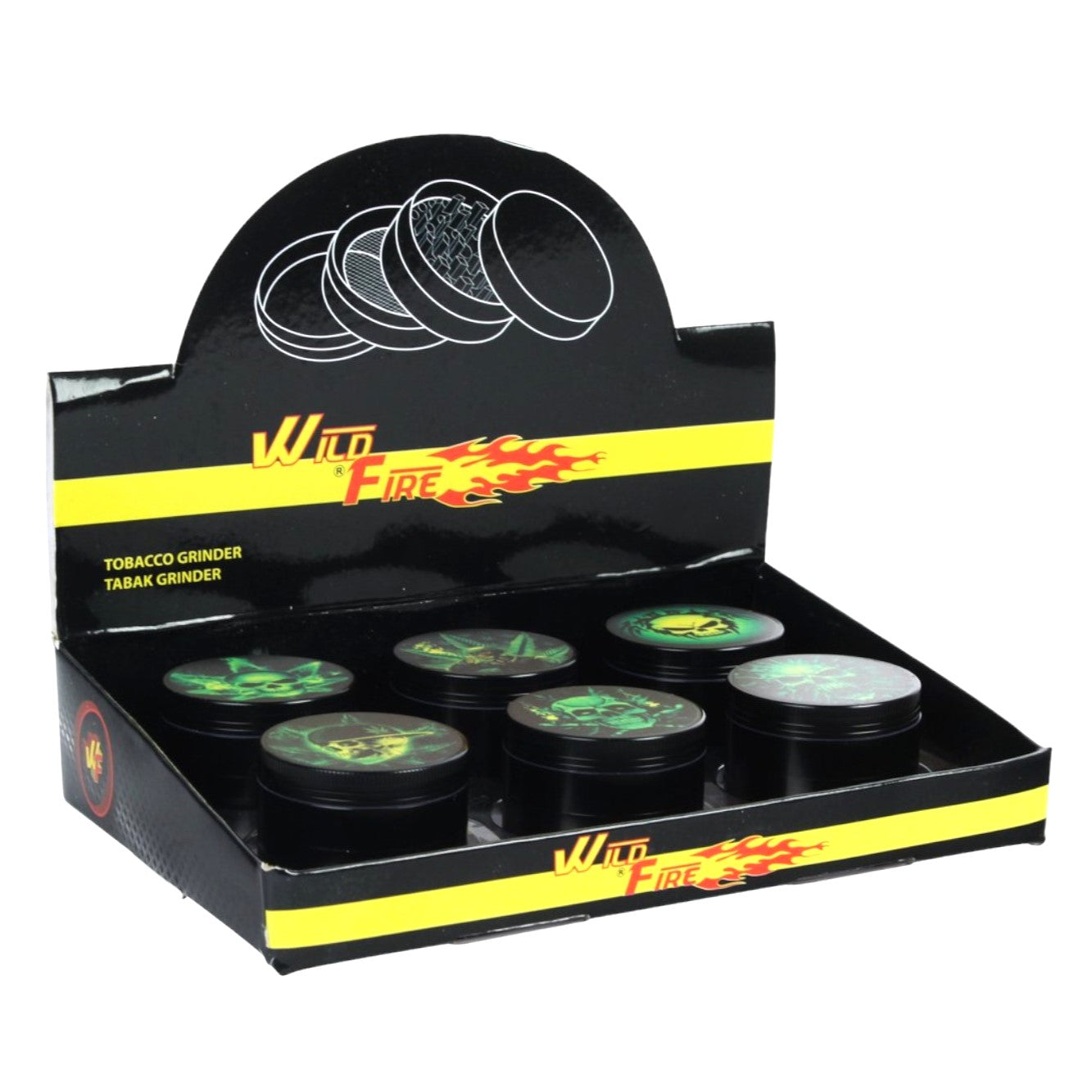 Wildfire Grinder Skull 4tlg