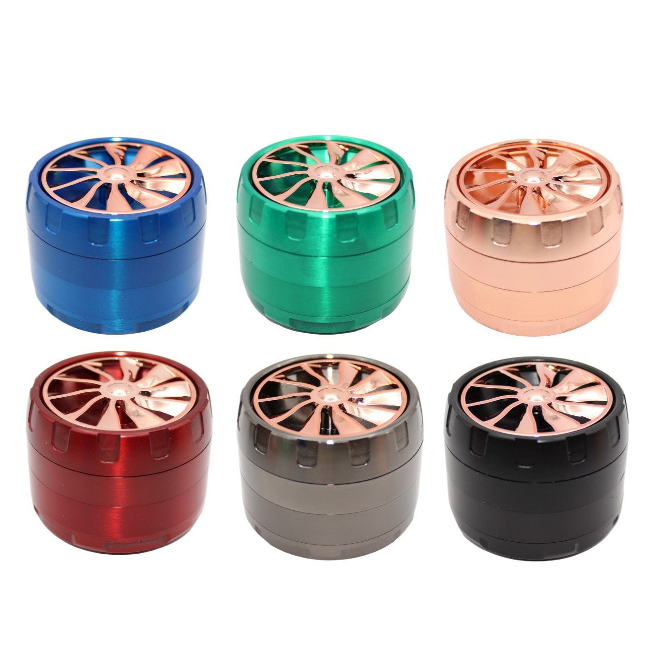 Grinder Spinner Bunt 4tlg