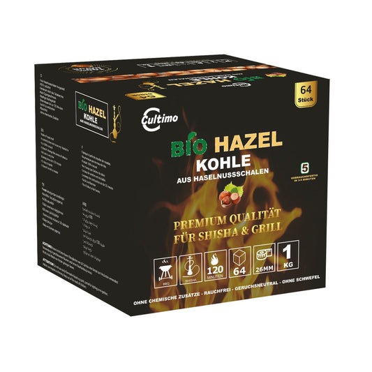 Bio Hazel Shisha Kohle 1kg