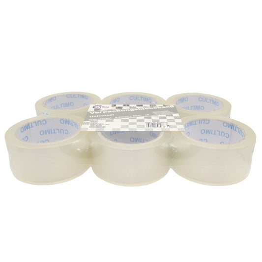 Verpackungs-Klebeband Transparent 6er