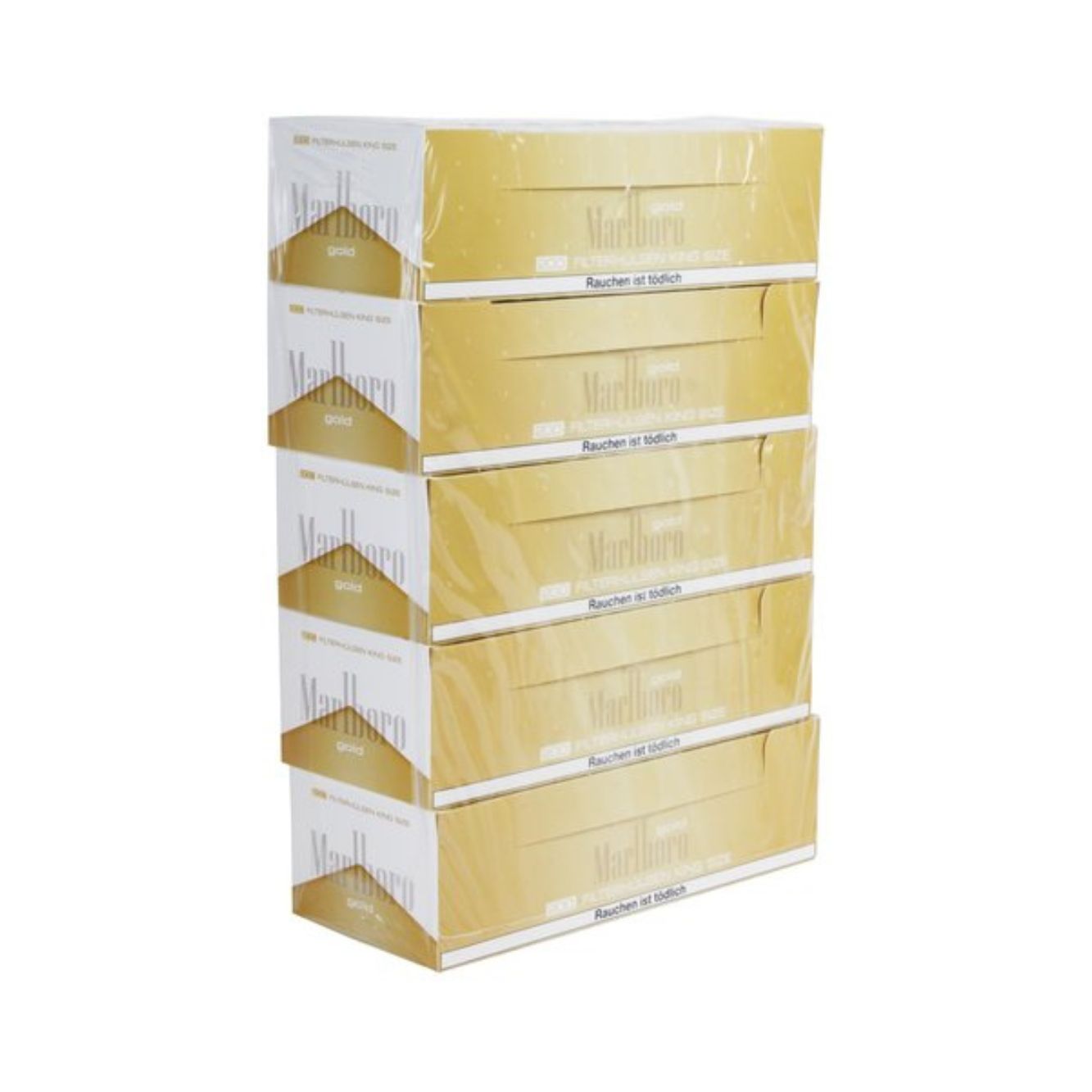 Marlboro Gold Hülsen 5x200