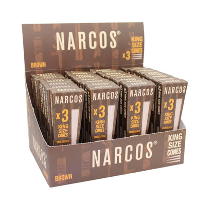Narcos King Size Cones Brown 32x3
