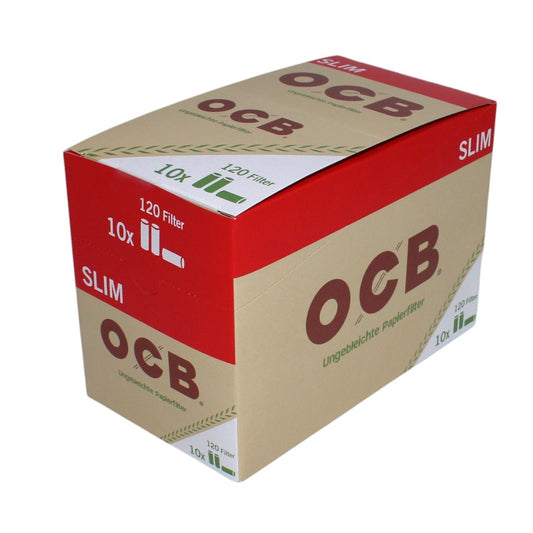 OCB Organic Unbleached Slimfilter 6mm 10x120