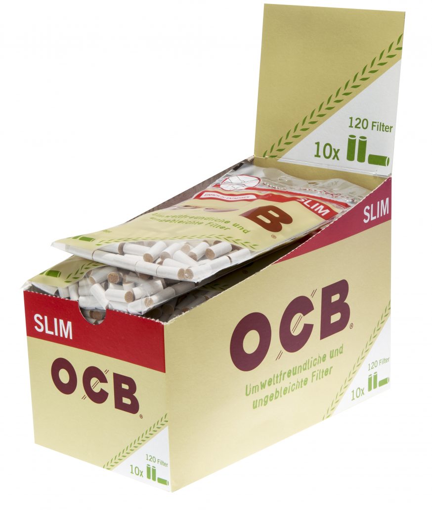 OCB Organic Unbleached Slimfilter 6mm 10x120