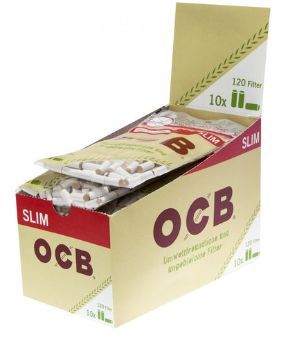 OCB Organic Unbleached Slimfilter 6mm 10x120