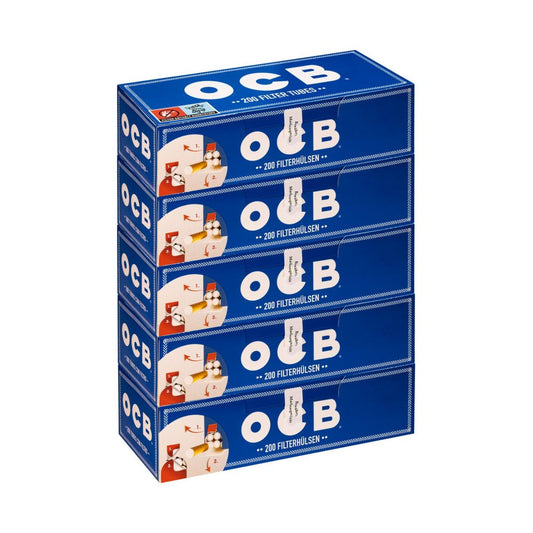 OCB Filterhülsen Blau 5x200