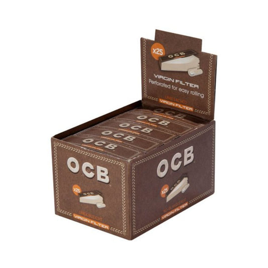 OCB Un­bleached Vir­gin Fil­ter Tips