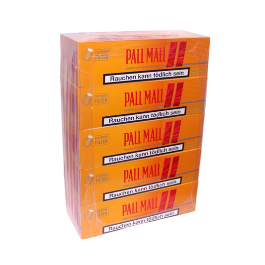 Pall Mall Extra Orange Hülsen 5x200