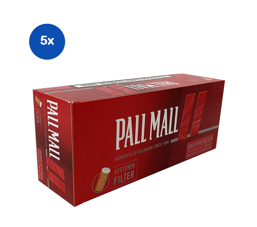 Pall Mall Extra Rot Hülsen 5x200