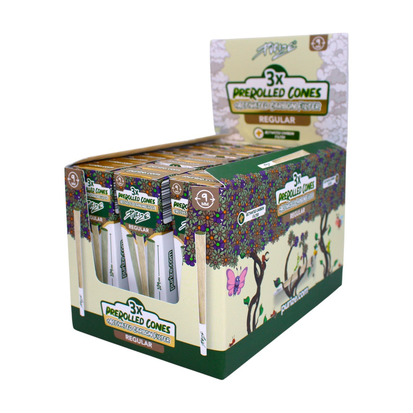 Purize Regular Prerolled Cones 30x 3er