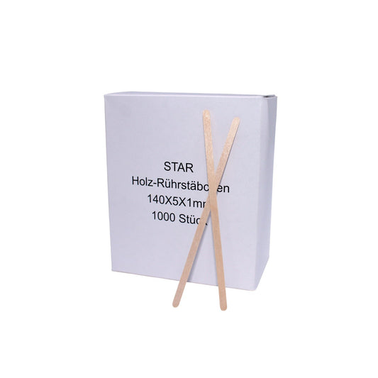 Holz Rührstäbchen 1000 Stück